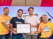 Prefeito de Santana do Mundaú assina ordem de serviço para reforma do Mercado Público