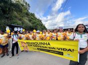 Branquinha realiza caminhada do Setembro Amarelo e mobiliza comunidade em favor da vida