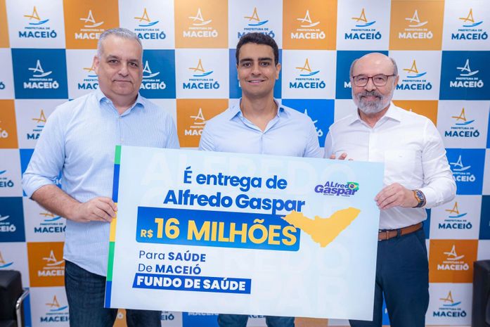 Alfredo Gaspar destina R$ 16 milhões em emendas para Fundo Municipal da Saúde de Maceió