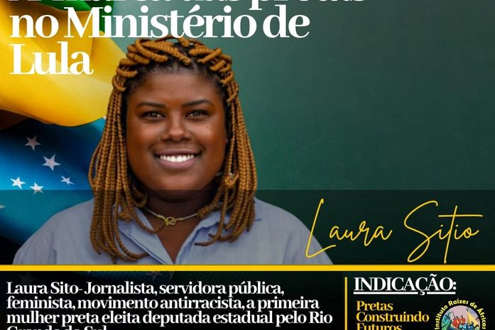 Uma das “apostas” do Instituto Raizes de Áfricas foi convidada para compor a equipe de transição do governo Lula