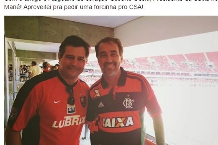 Ministro alagoano pede patrocínio da Caixa para CSA