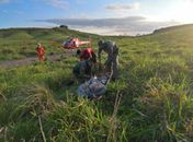 Bombeiros resgatam cadáver de área de difícil acesso em Murici