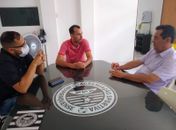 O ASA é a grande paixão de Arapiraca e a minha também, diz Severino Pessoa em reunião com o presidente Higor Rafael