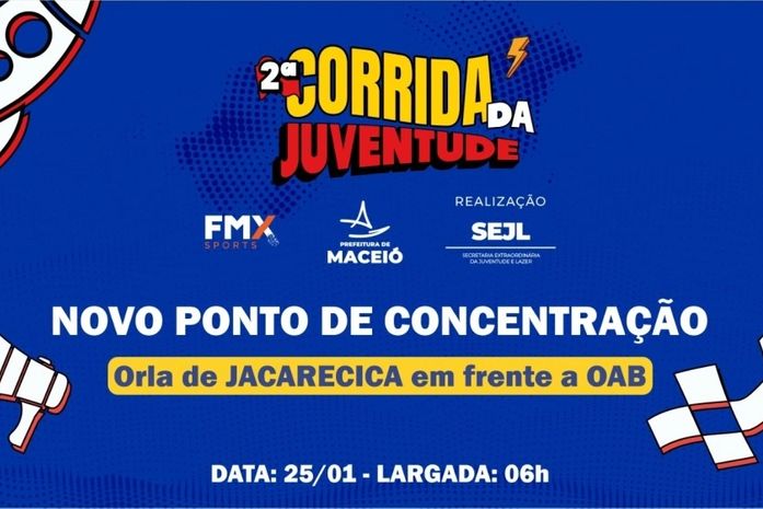 2ª Corrida da Juventude tem novo local de largada na Orla de Jacarecica