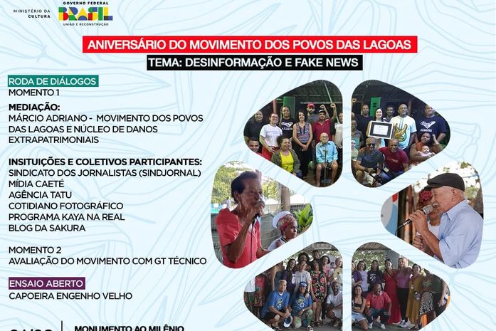 44° Edição Mundau Lagoa Aberta Aniversário do Movimento dos Povos das Lagoas com tema Desinformação e Fake News