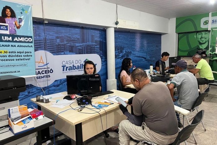 Secretaria do Trabalho inicia a semana com mais de 1.250 oportunidades de emprego em Maceió