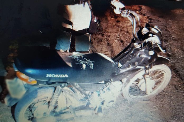 Motocicleta com ocorrência de furto/roubo