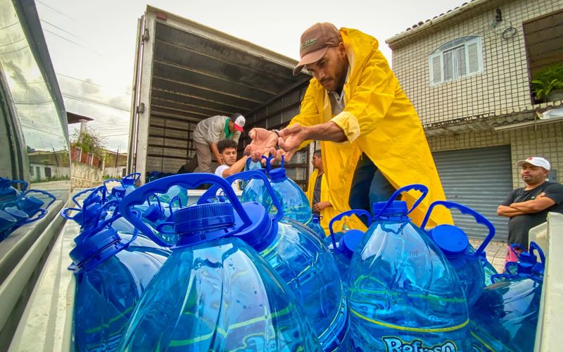 Municípios fazem ações após fortes chuvas