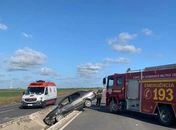 Casal fica ferido em acidente na AL-405, em Rio Largo
