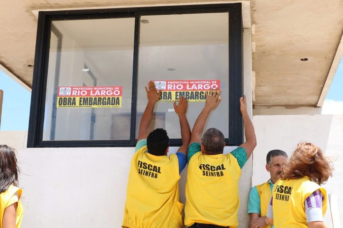 Construtora tem obra embargada em Rio Largo