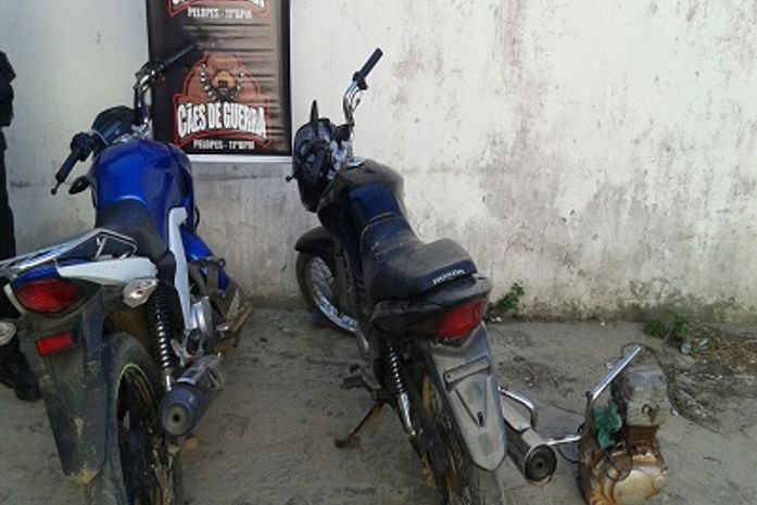 Motos apreendidas
