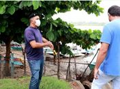 Defesa Civil de Penedo realiza ações preventivas em pontos estratégicos em decorrência do aumento de vazão