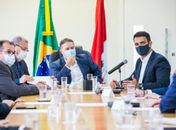 Combate à Covid-19 e obras atrasadas são temas da primeira reunião de JHC com governador Renan Filho