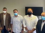 Deputado Galba Novaes participa de assinatura da ordem de serviço do programa Minha Cidade Linda para os municípios de Campestre e Colônia Leopoldina