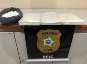 Mulher é presa com 3kg de cocaína dentro de condomínio em Maceió