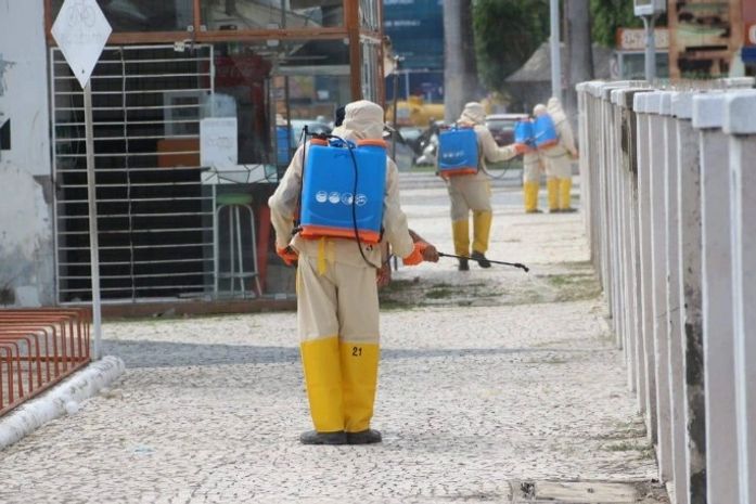 Prefeitura de Arapiraca inicia processo de higienização da cidade contra o coronavírus