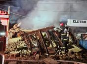 Incêndio de grandes proporções atinge residências na Ponta da Terra