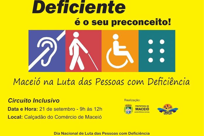 Circuito Inclusivo marca Dia de Luta da Pessoa com Deficiência