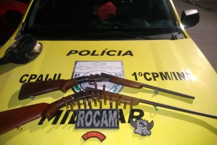 Armas de fogo são apreendidas em Anadia e Palmeira dos Índios