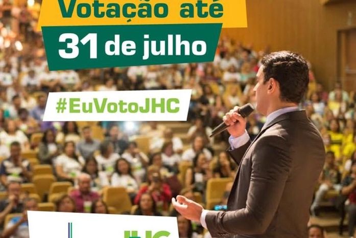 Votação continua: Deputado JHC lidera preferência no Prêmio Congresso em Foco