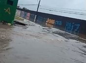 Chuva alaga ruas da parte alta da capital; veja vídeo