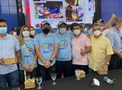  Ao lado do prefeito Theobaldo Cintra, Toinho participa de lançamento do programa