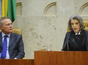Renan Calheiros e Cármen Lúcia
