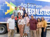 Santana recebe Carreta da Saúde da Mulher do programa Agora Tem Especialistas após articulação de Isnaldo Bulhões