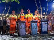 Luau Massayó: Alurb recolhe mais de uma tonelada de recicláveis no evento