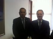  Tarcizo Freire tem encontro em Brasília com o senador Renan Calheiros 