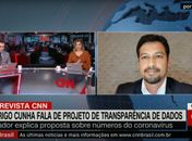Em entrevista à CNN, Rodrigo Cunha defende projeto que obriga governo a dar transparência total a dados da Covid