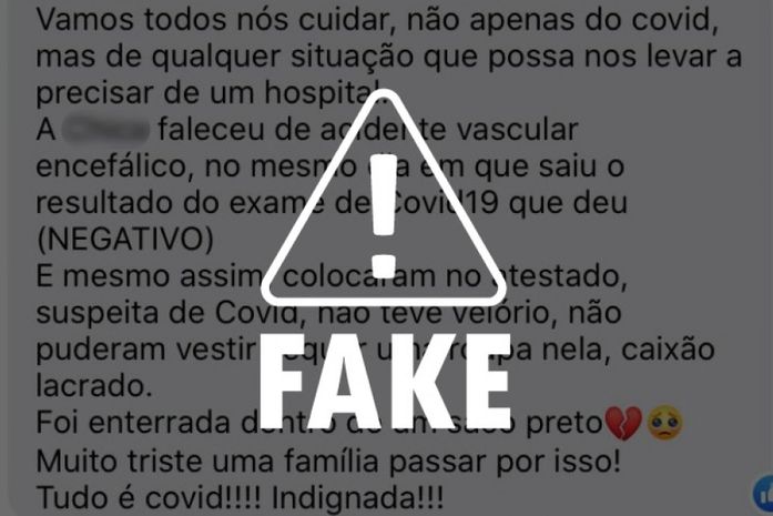 É falso que hospitais estejam registrando vítimas de acidentes como Covid-19