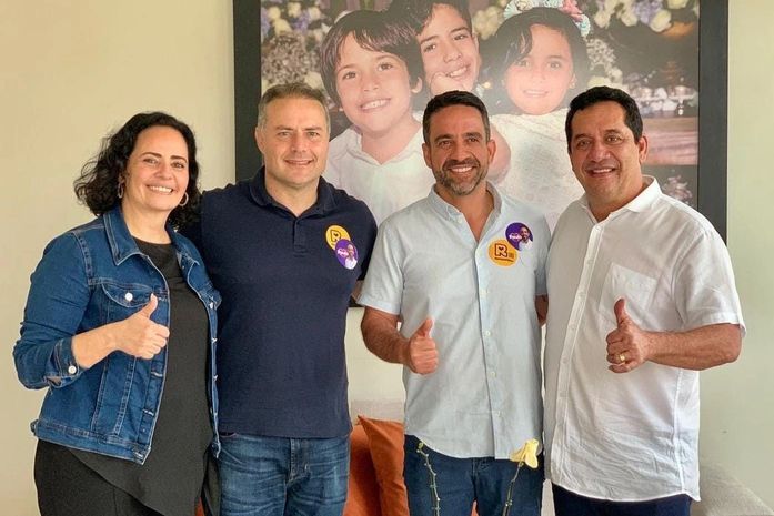 Time vencedor! Severino e Fabiana recebem visita de Paulo Dantas e Renan Filho em Arapiraca