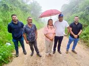Prefeita anuncia obras de pavimentação e drenagem na “Micro-ondas” após visita ao local