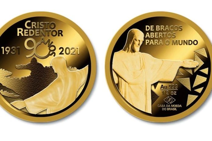 Em celebração aos 90 anos do Cristo Redentor, Casa da Moeda lança medalha exclusiva