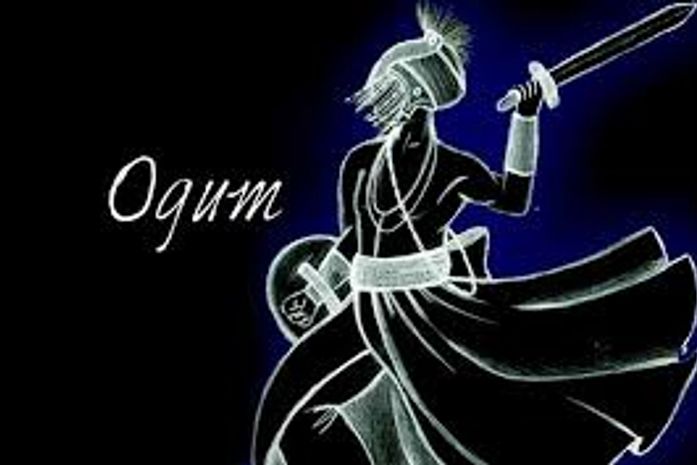 Xangô entrega o ano para Ogum: “Toma Ogum, agora 2019 é seu."