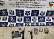 Material apreendido durante as ações