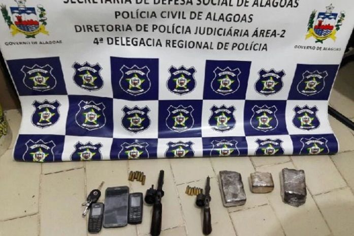 Material apreendido durante as ações