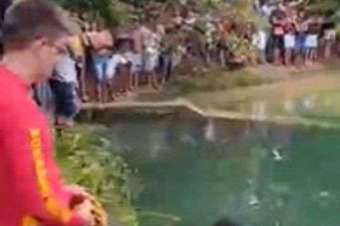 Bombeiros localizam corpo de adolescente que se afogou em açude de Fernão Velho, em Maceió