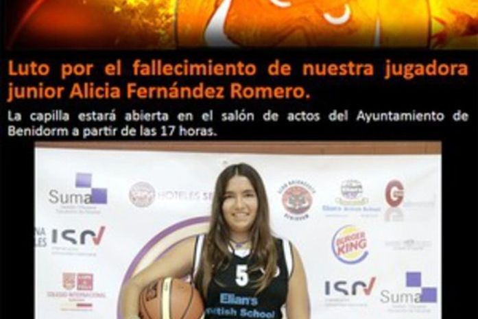 Clube de basquete declara luto pela morte de Alicia Fernández Romero (Foto: Reprodução)
