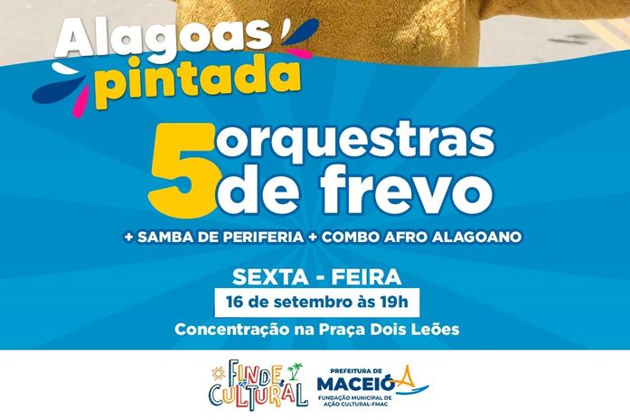 Frevo, samba e show de mágica animam Finde Cultural a partir desta sexta (16)
