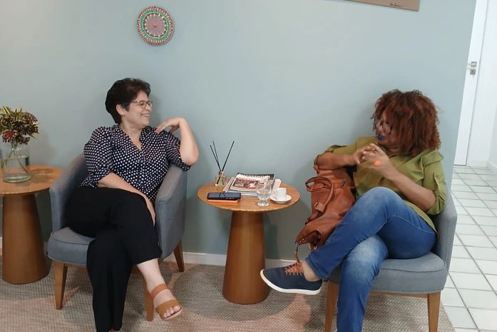 Esta ativista foi ao SEBRAE-AL revisitar companheir@s de jornada