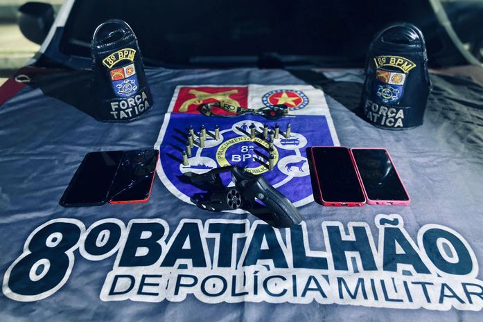 Homens atiram contra a polícia e fogem para a mata; um suspeito foi preso
