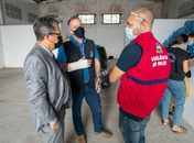 Fiscalização recolheu garrafões de água para averiguar qualidade das embalagens