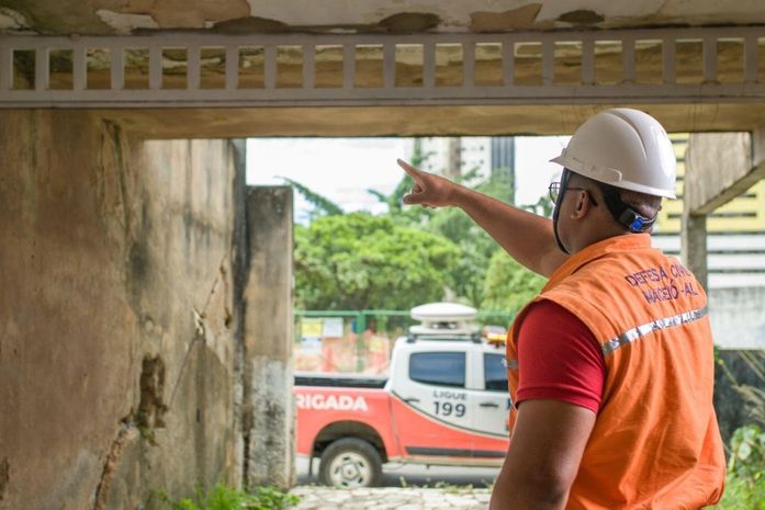 Técnicos da Defesa Civil de Maceió realizam vistorias e encaminhamentos necessários