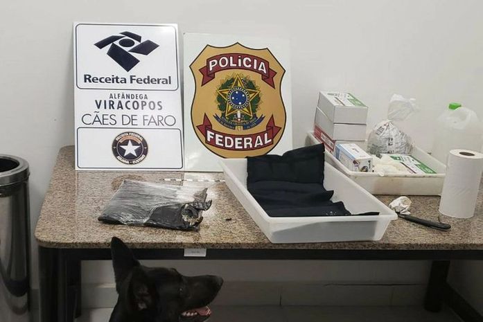 Apreensão de cocaína pela Receita bate recorde em 2019