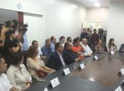 Professora graça e vereadores, participam de solenidade de anúncio dos novos secretários municipais