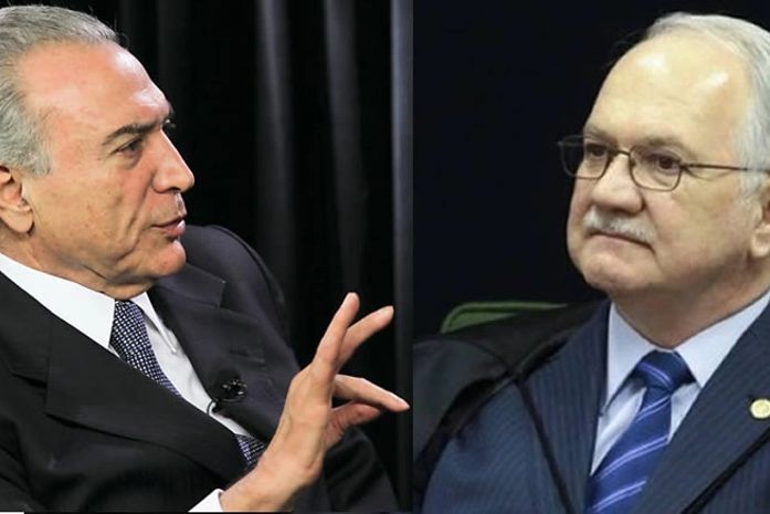 Michel Temer e Edson Fachin