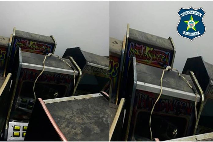 PC fecha casas de jogos de azar e apreende máquinas em Maceió