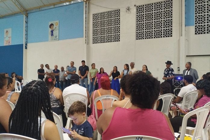 Rui Palmeira é recebido com festa em evento no Loteamento Acauã

